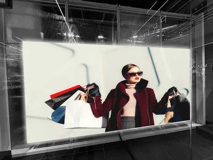 Caisson lumineux-simple-face-réalisations-magasin-vêtements